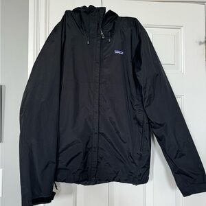 Men’s Black Patagonia Raincoat